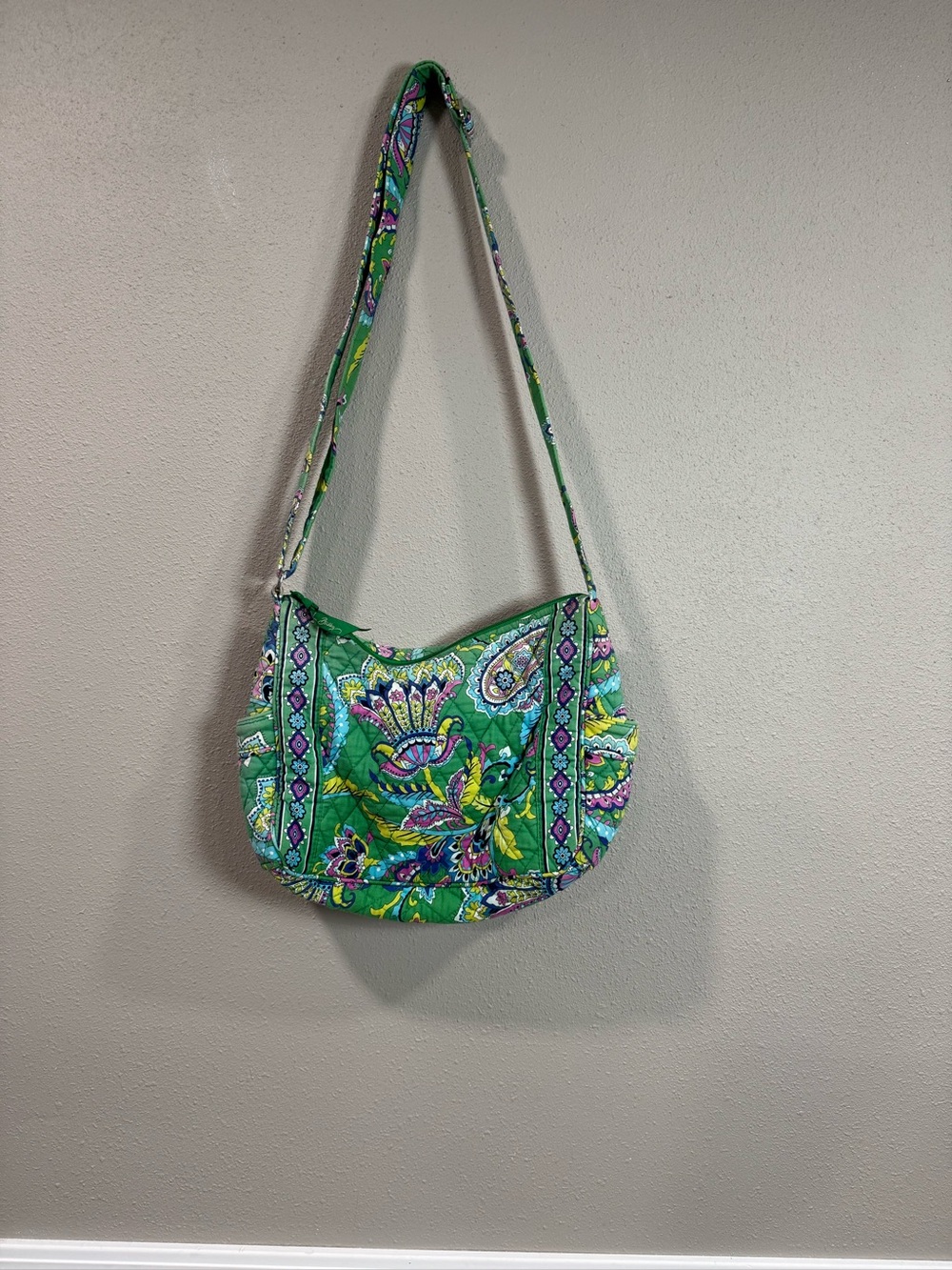 Vera Bradely Emerald Pasiley Bag